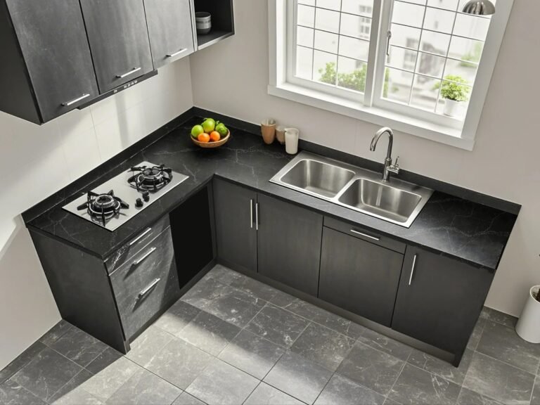 stainless steel cabinets kitchen countertops (5)