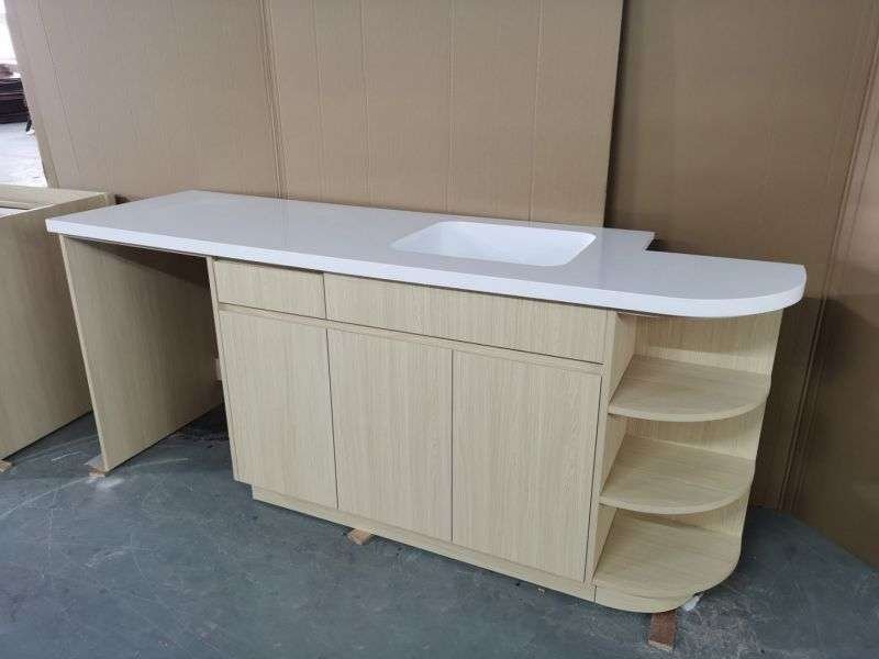 medical cabinet countertop with sinks (3)