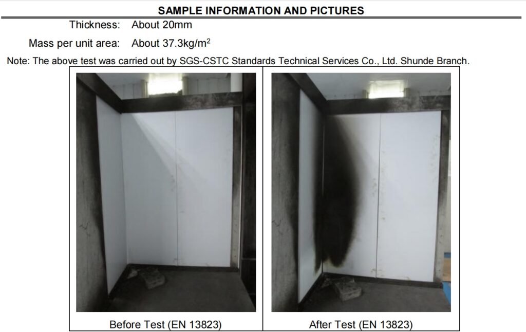 fire resistance test