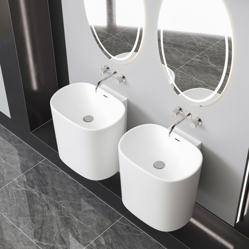 wall mounted pedestal basin kkr 1385 (2)