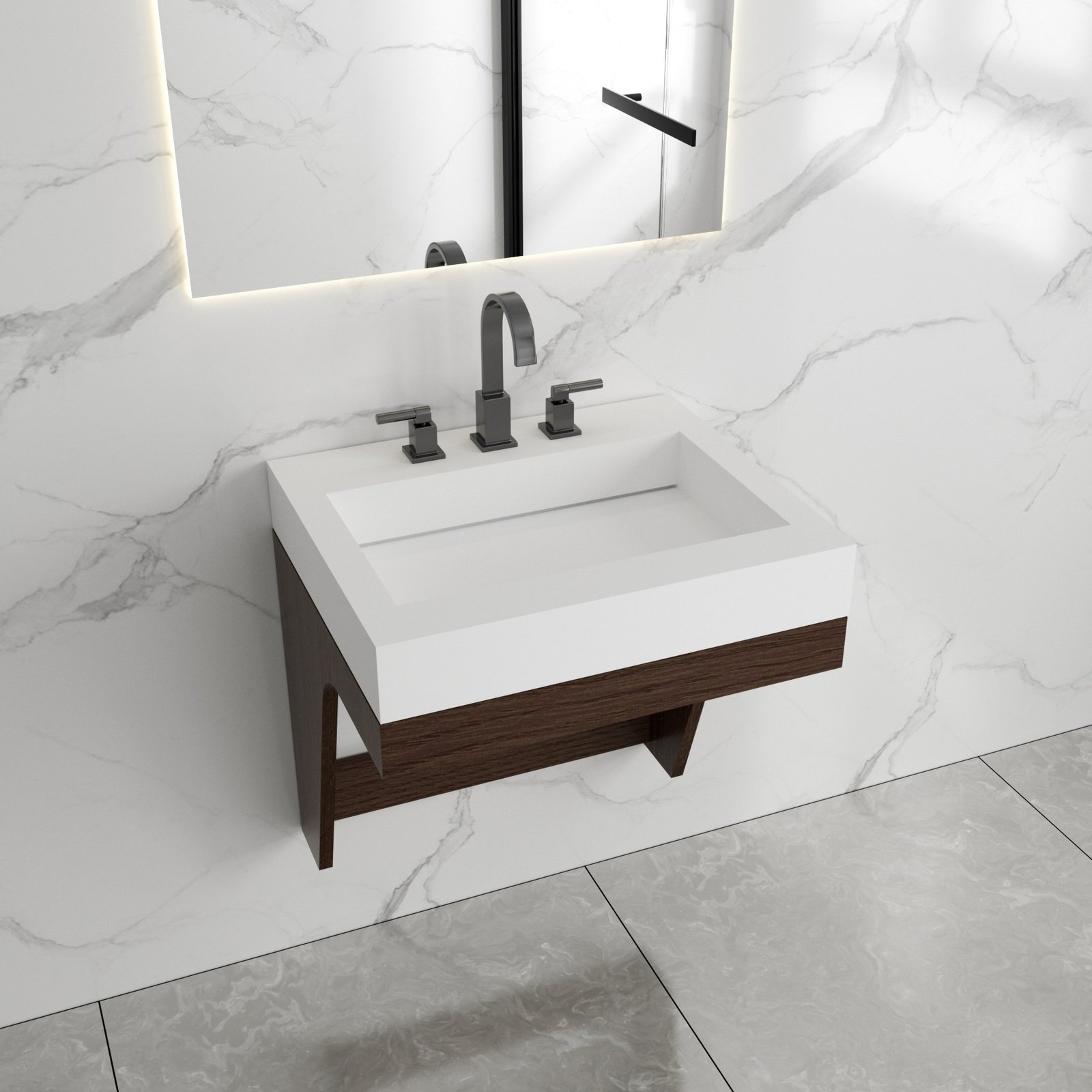 wall mounted ada sink poster