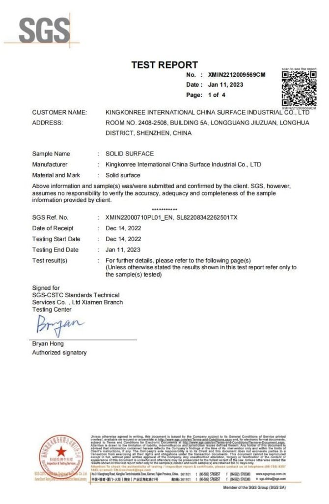 SGS-CE certificates